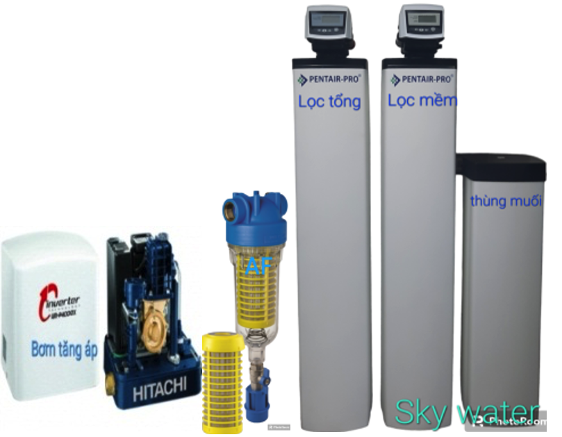 Lọc tổng đầu nguồn pentair pro