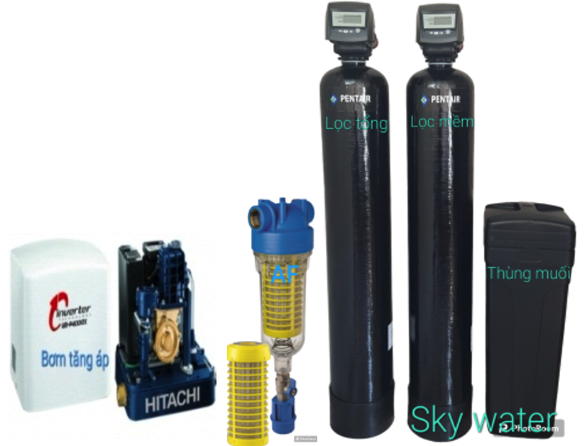 Lọc tổng đầu nguồn pentair 263/268