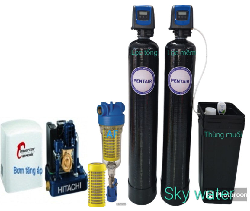 Lọc tổng đầu nguồn pentair fleck5800